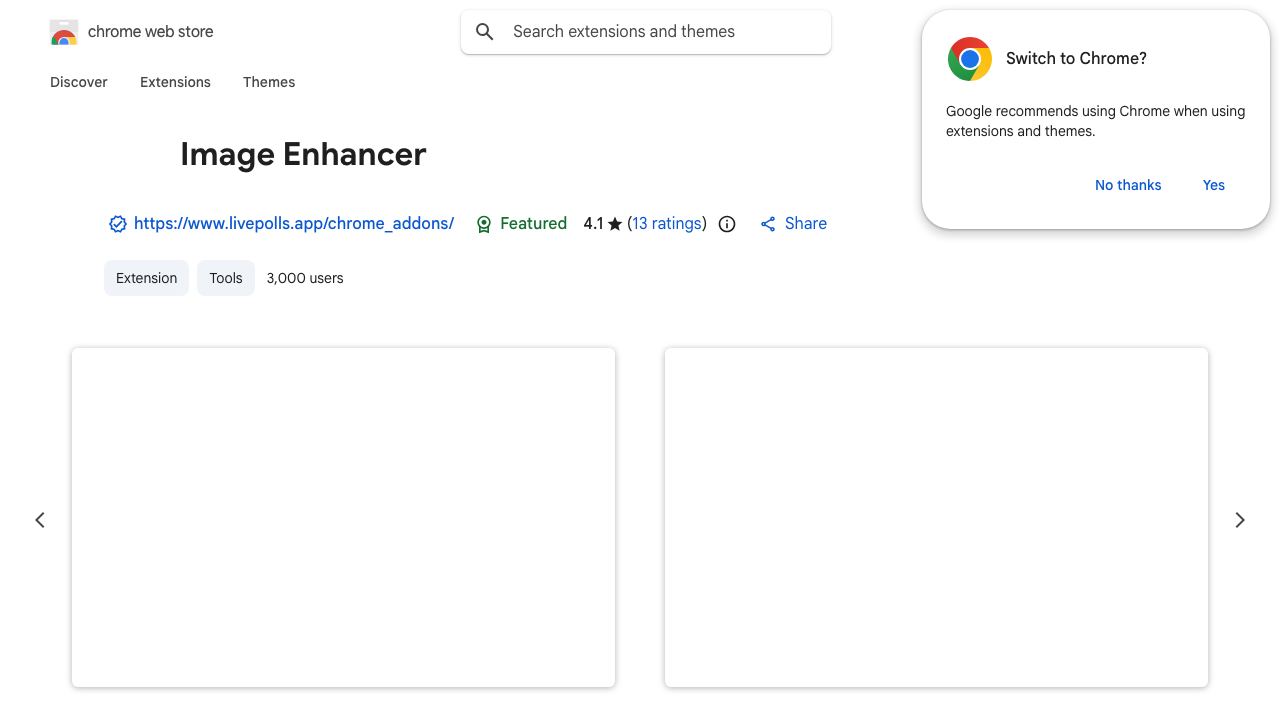 Image Enhancer 网站截图