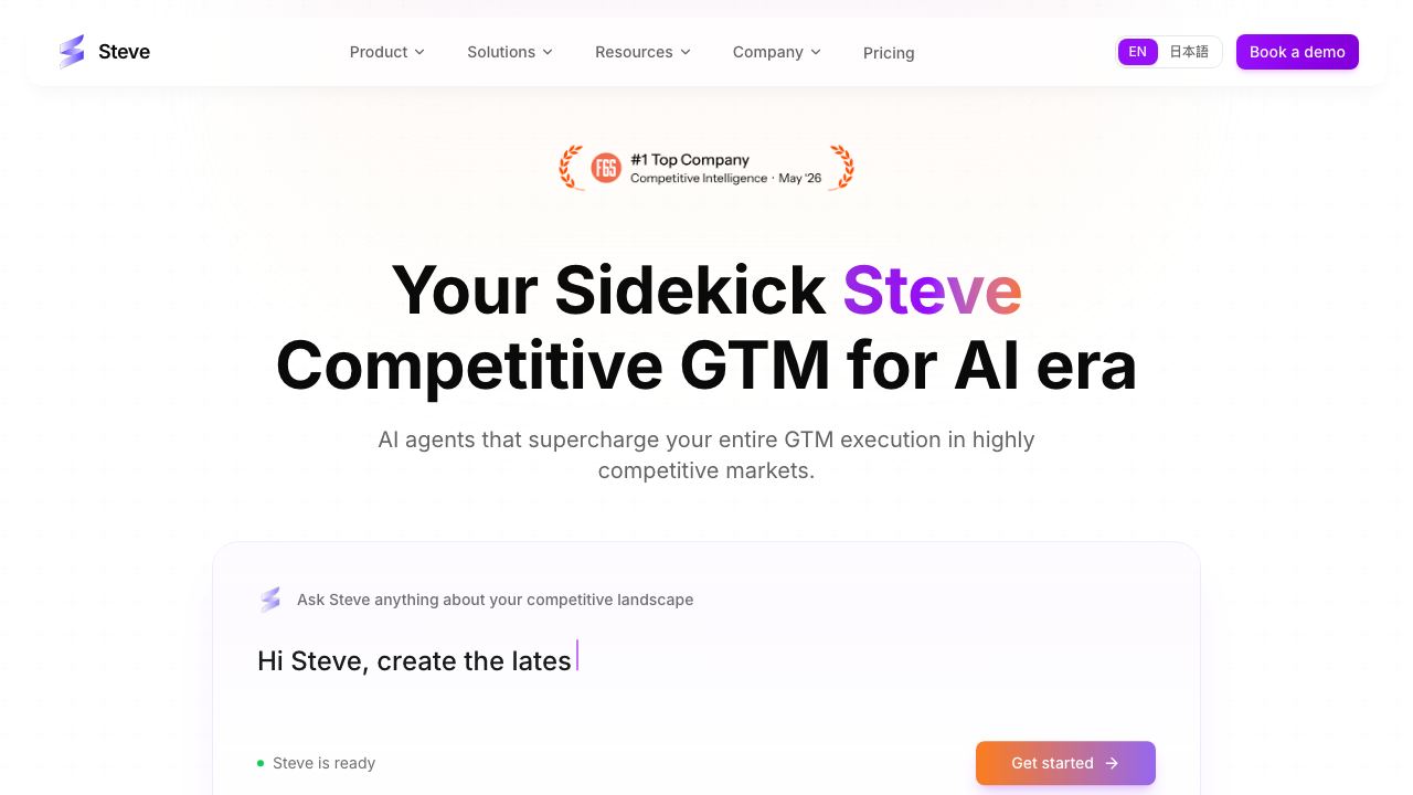Steve 网站截图