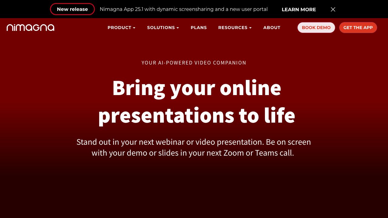 Nimagna website screenshot