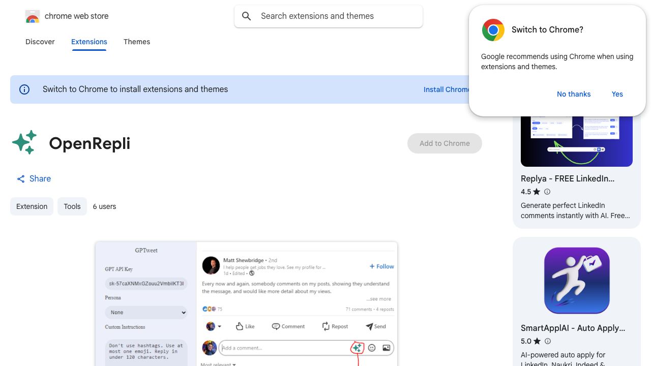 OpenRepli 网站截图