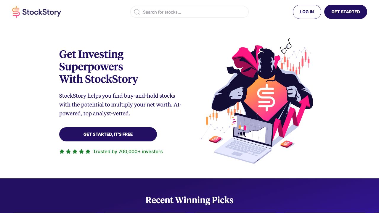 StockStory 网站截图