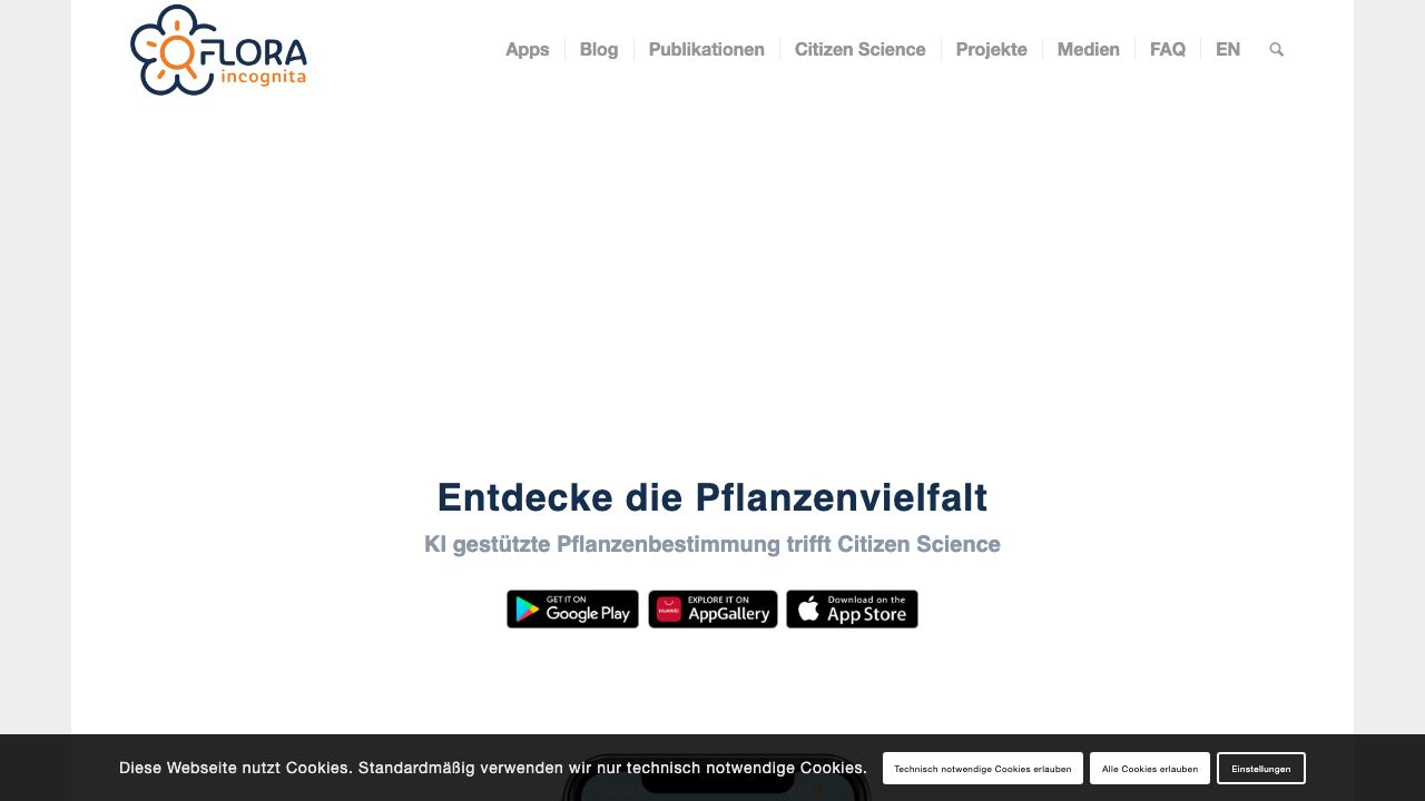 floraincognita.de 网站截图