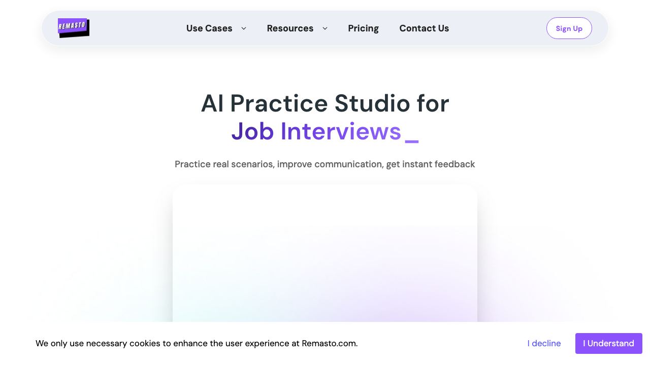 Shadowing AI website screenshot