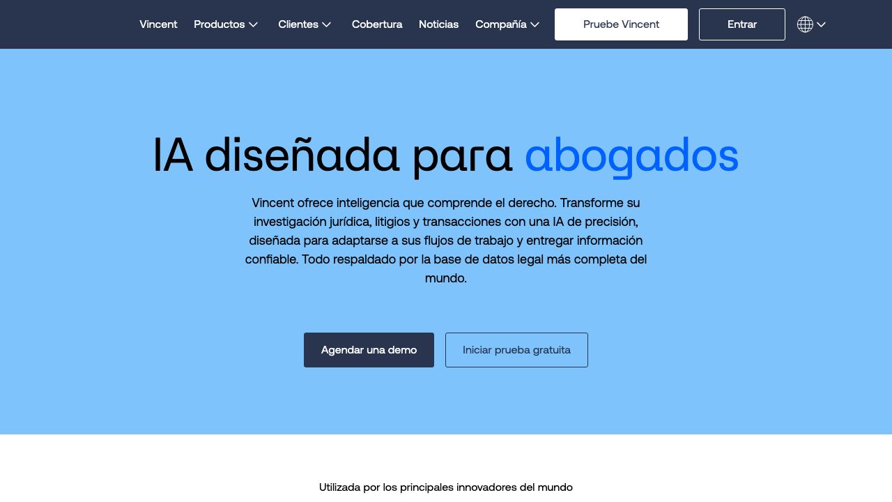 vlex.com.mx 网站截图