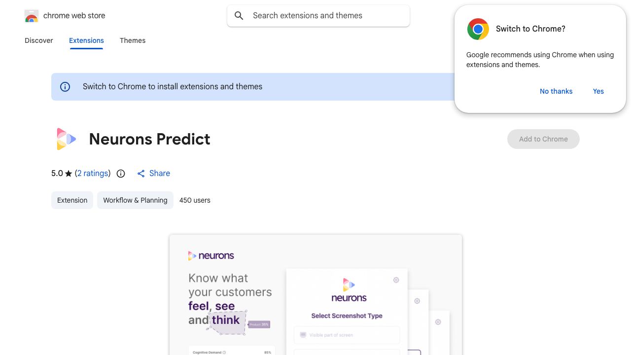 Neurons Predict 网站截图
