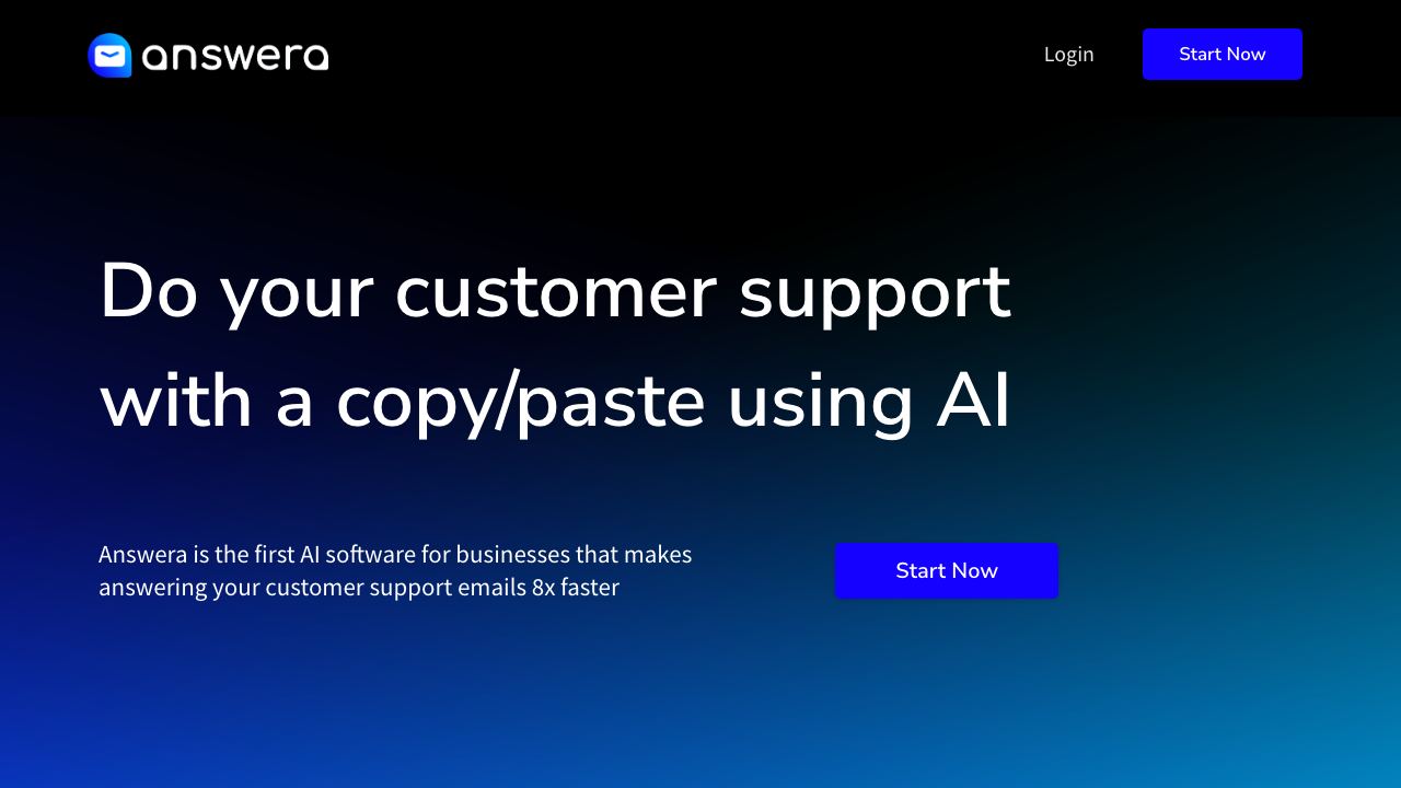 Answera 网站截图