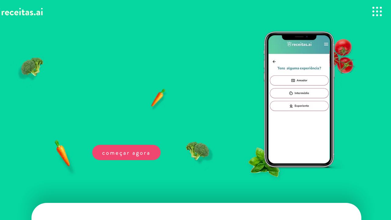 receitas.ai 网站截图