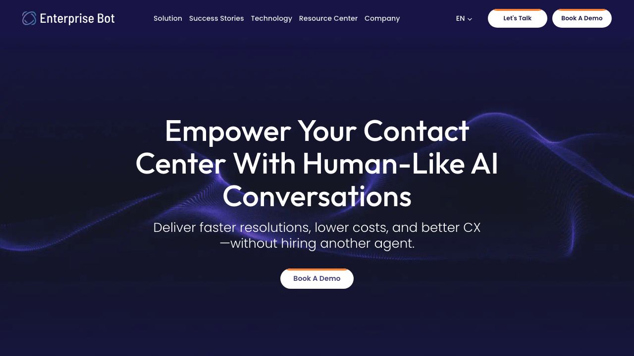 enterprisebot.ai 网站截图