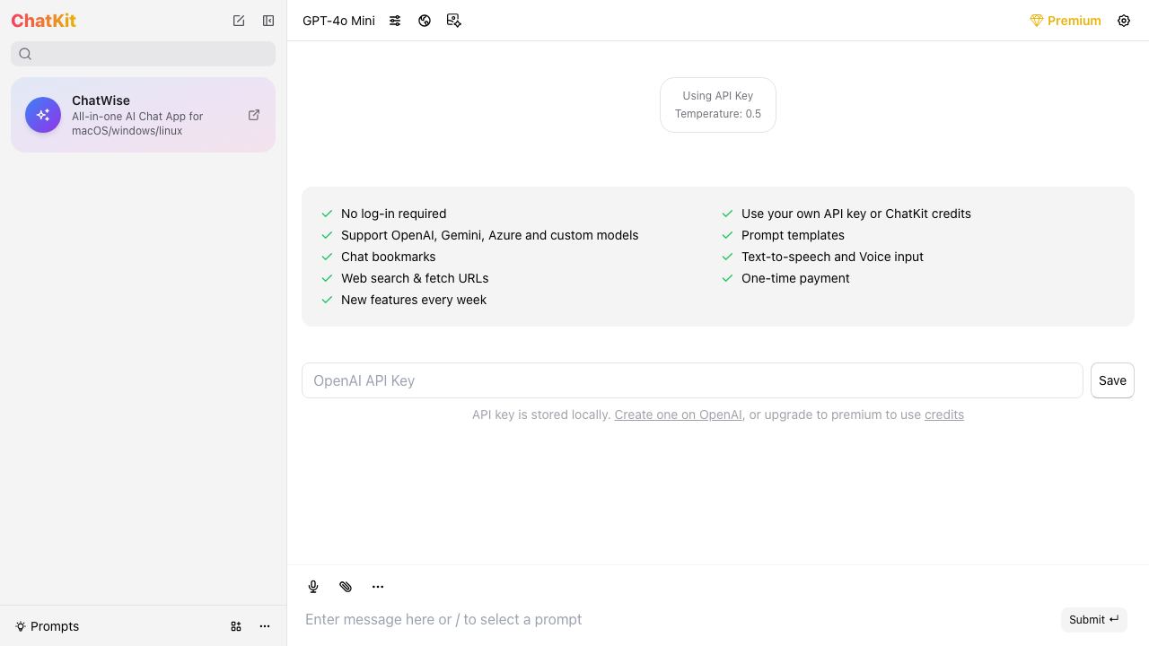 ChatKit 网站截图