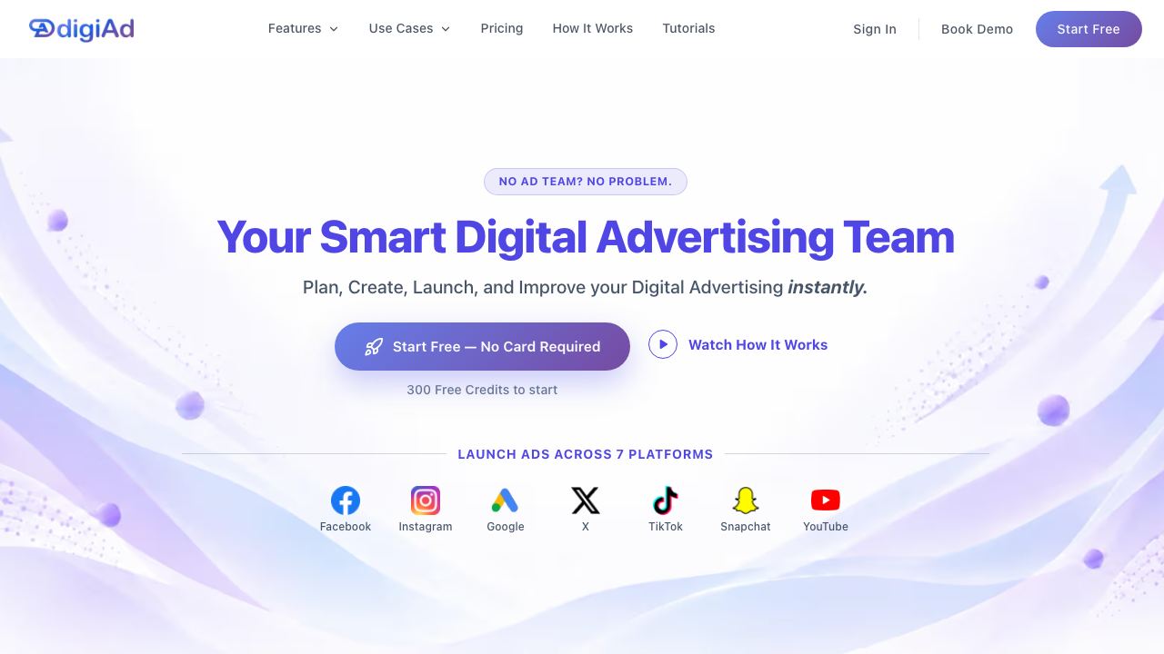 digiAd AI 网站截图