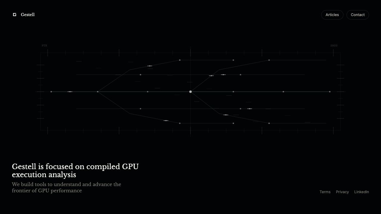 Gestell 网站截图