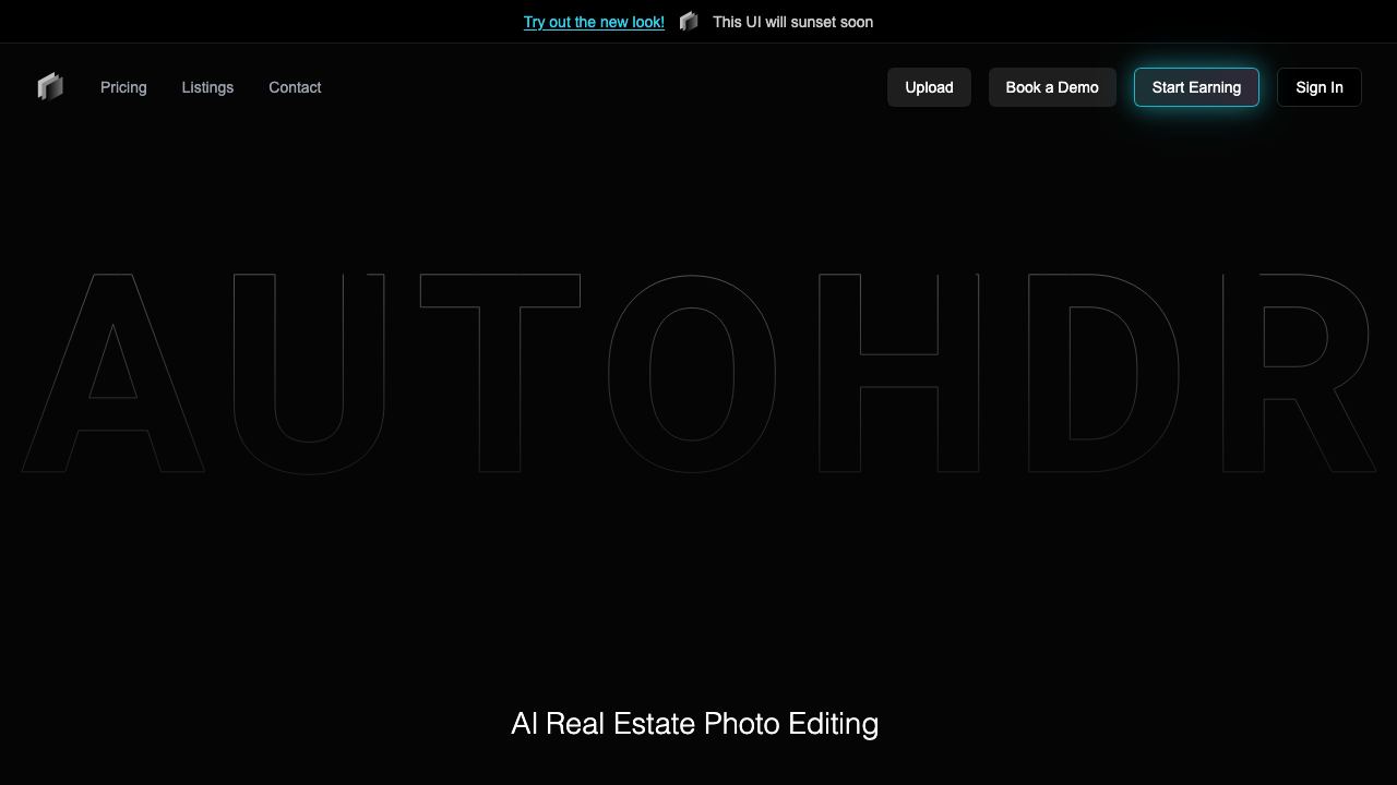 AutoHDR 网站截图