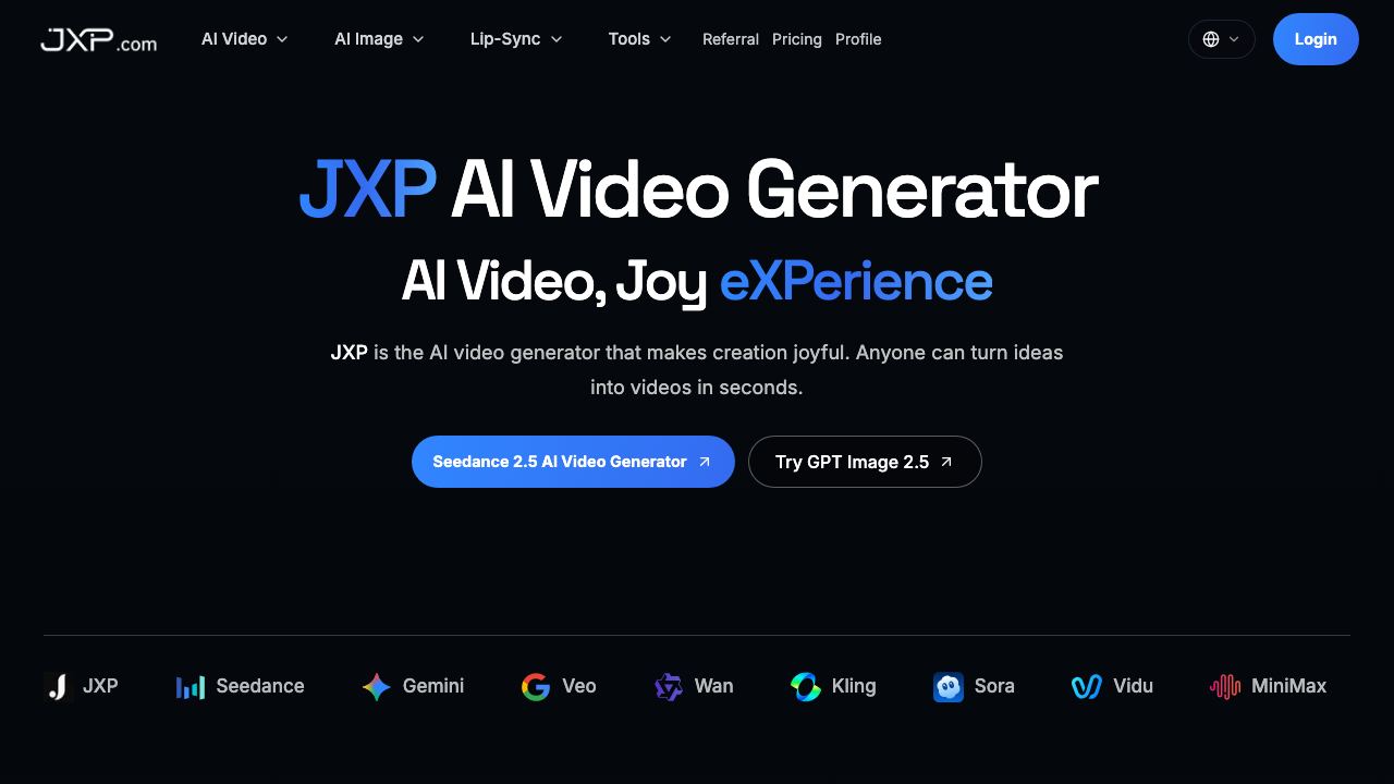 Seedance Pro 网站截图