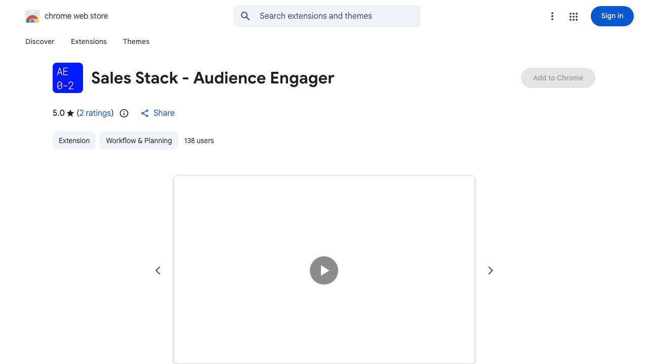 Sales Stack - Audience Engager 网站截图
