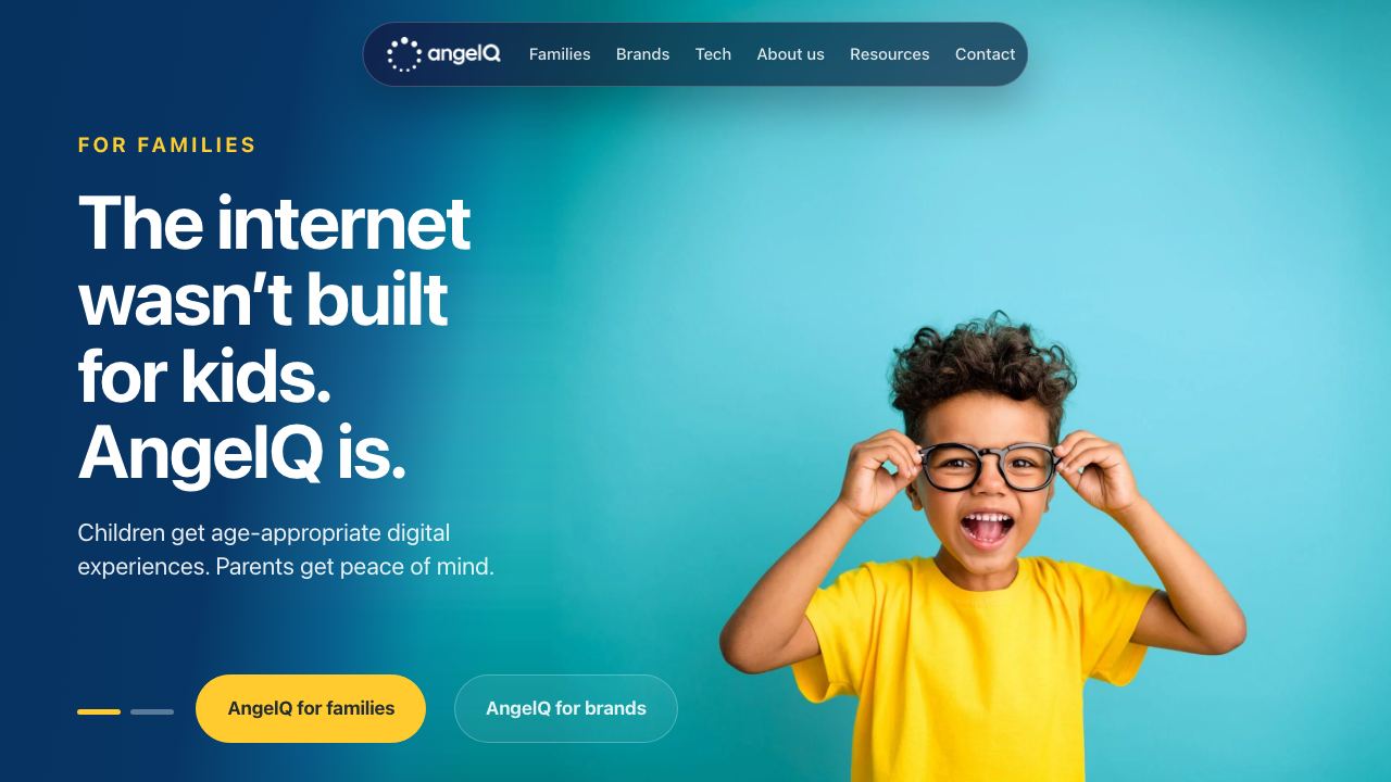 Angel AI Company 网站截图