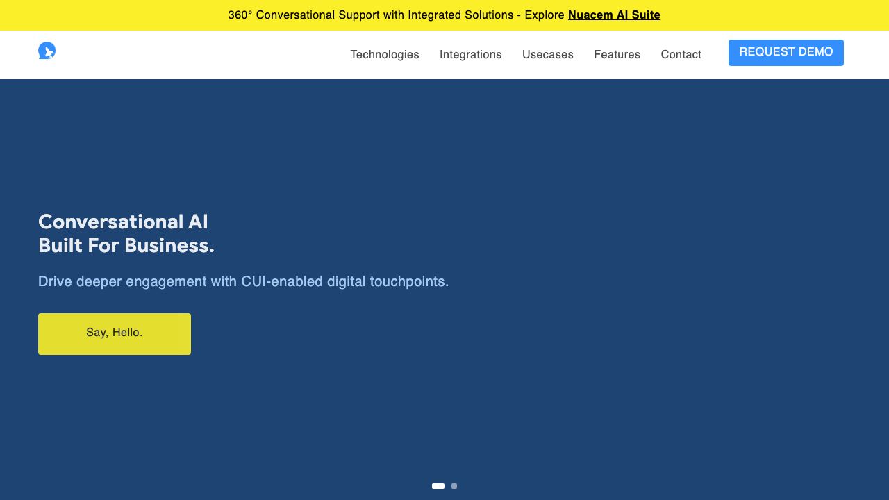 Botjet website screenshot