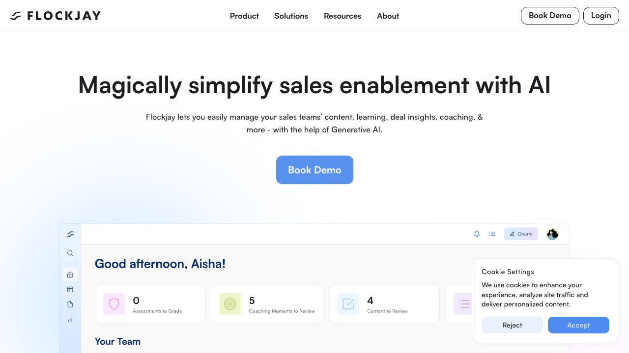flockjay.com website screenshot