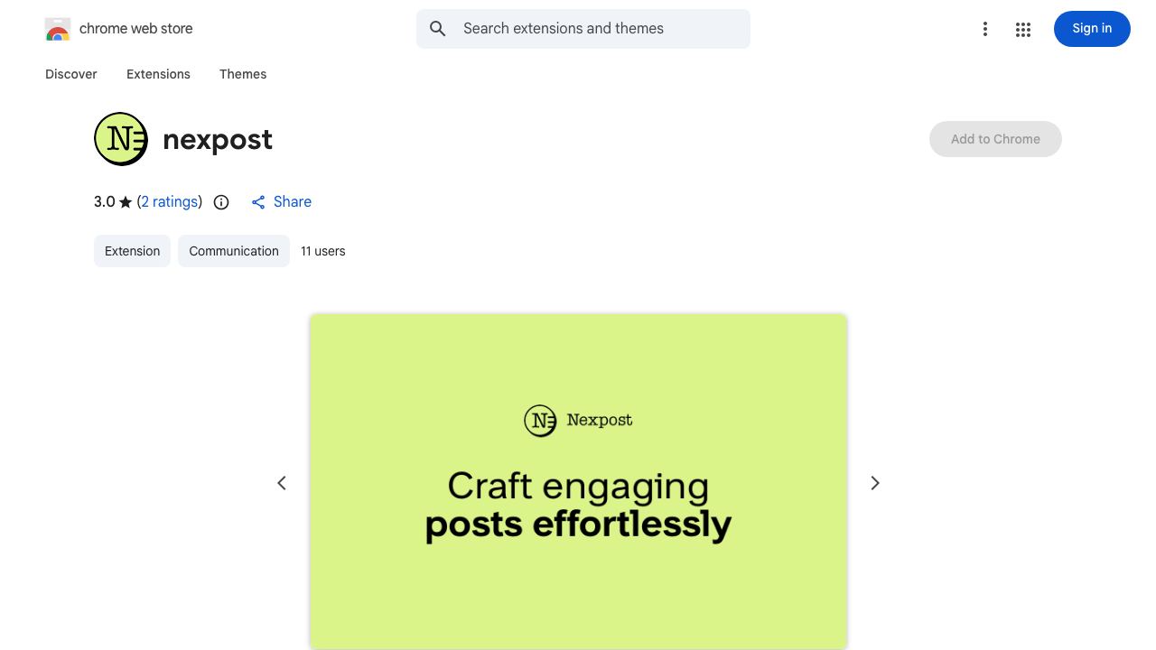 nexpost 网站截图