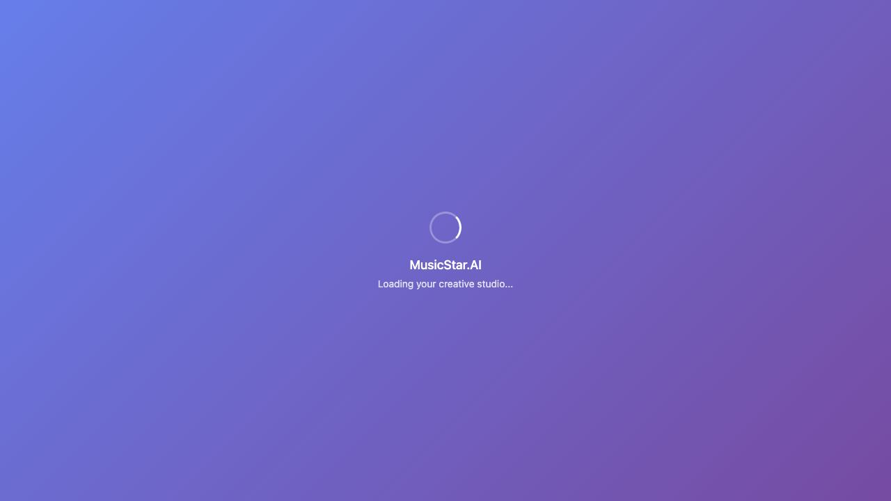 MusicStar.AI 网站截图