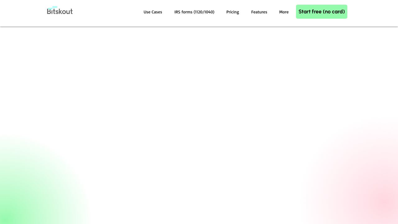 Bitskout website screenshot