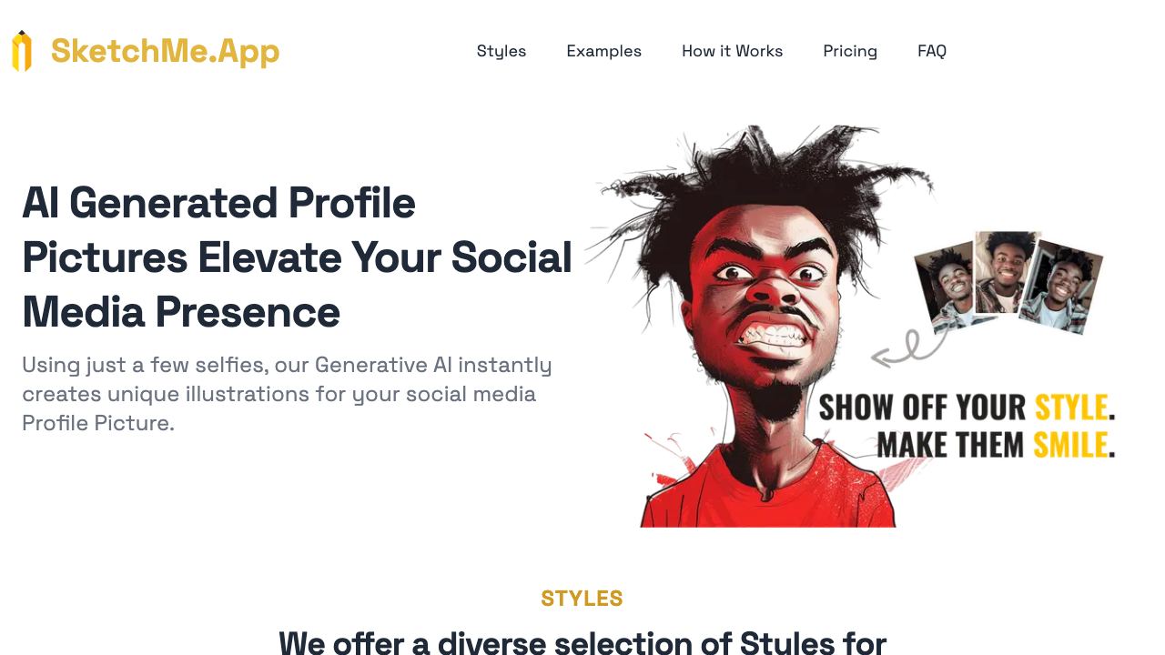 SketchMe.App 网站截图
