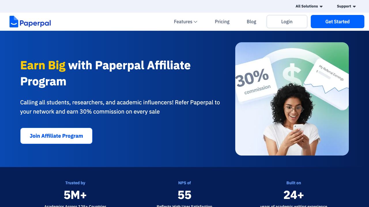 Paperpal 网站截图
