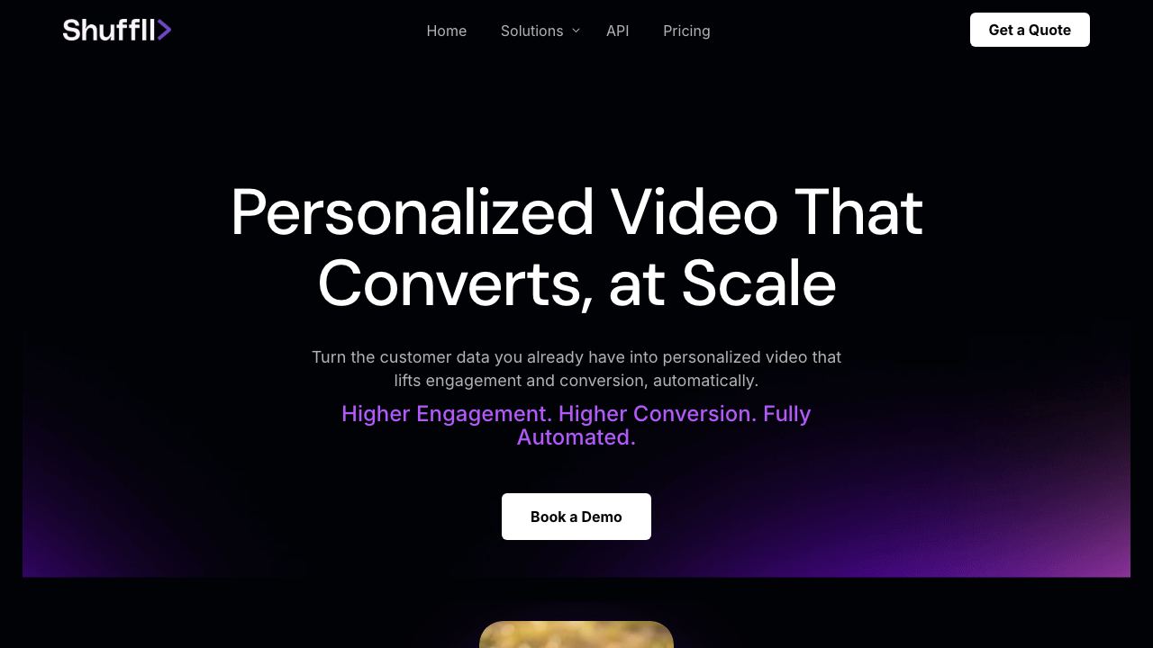 Shuffll website screenshot