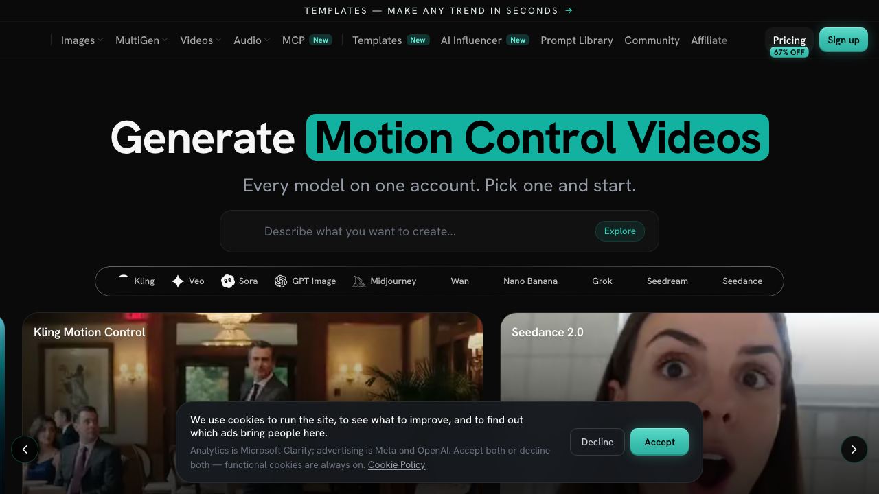 Zorq AI website screenshot