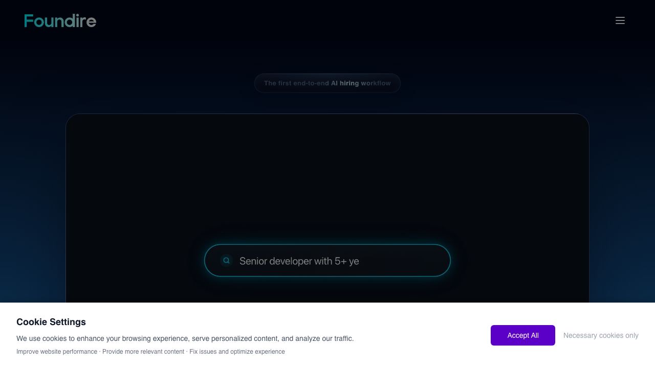 Foundire 网站截图
