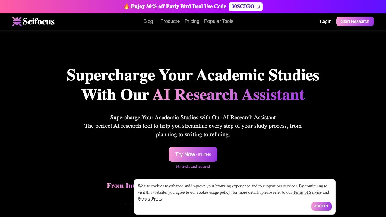 SciFocus website screenshot