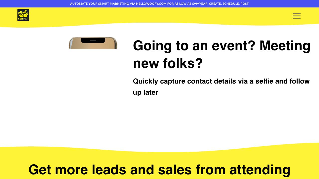 SelfTact.com website screenshot
