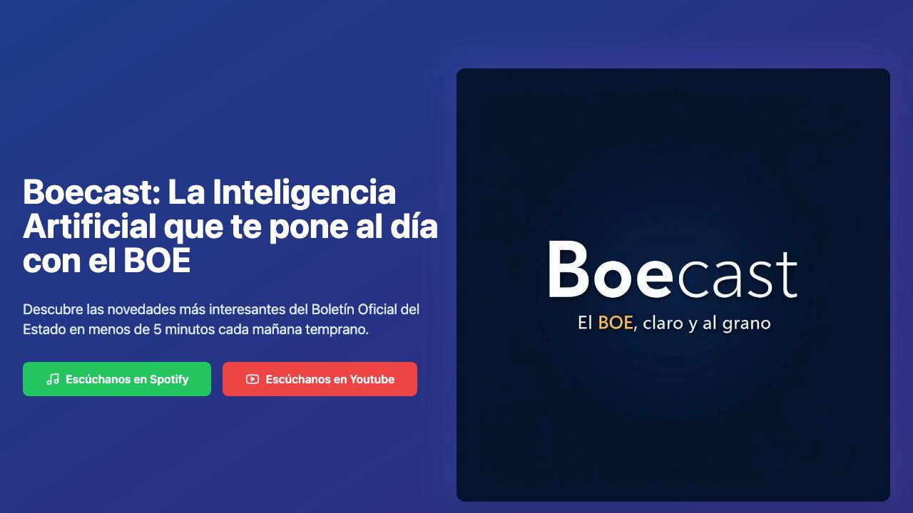 BOECAST 网站截图
