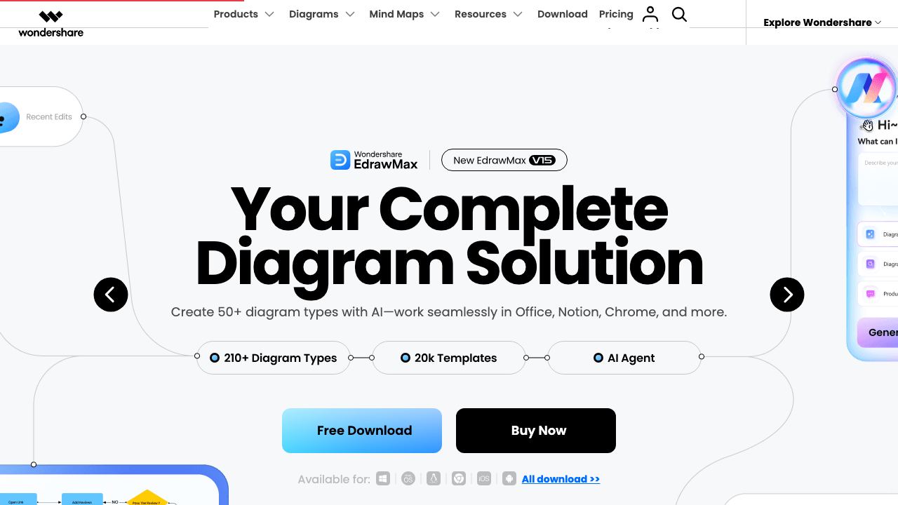 Edraw Software 网站截图