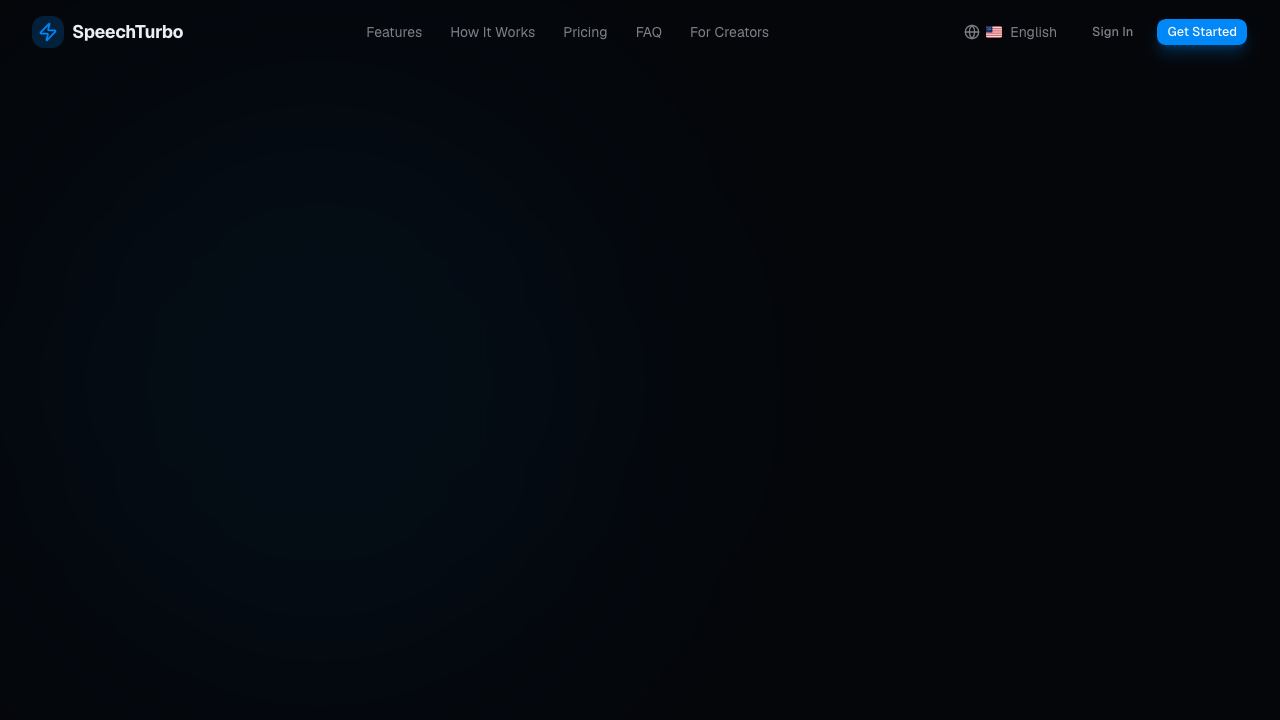 speechturbo 网站截图