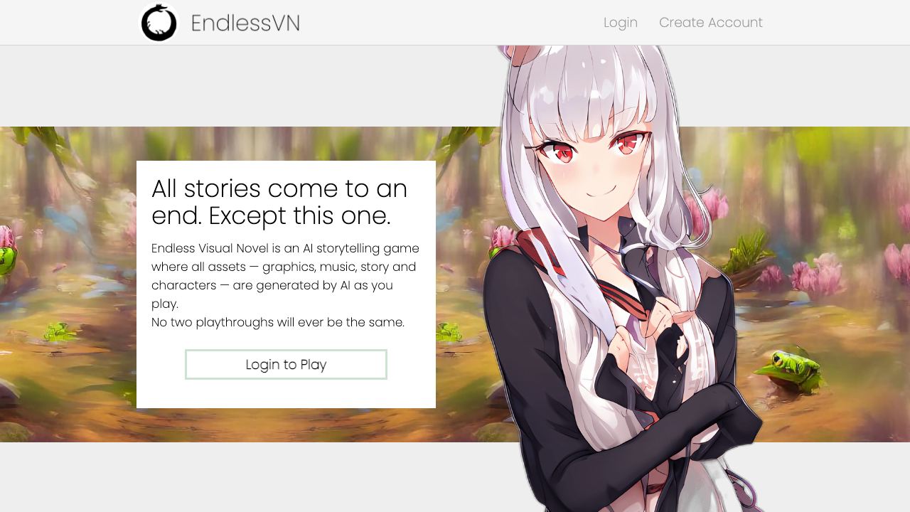 EndlessVN 网站截图