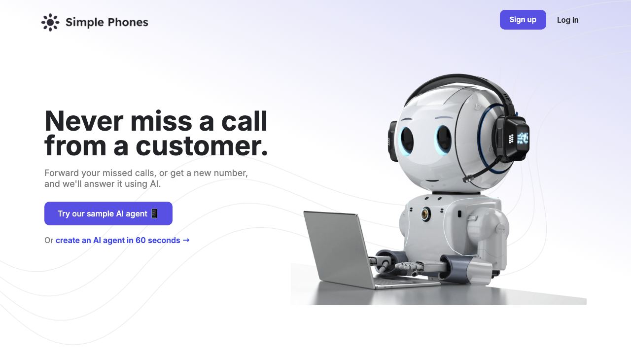 Simple Phones 网站截图