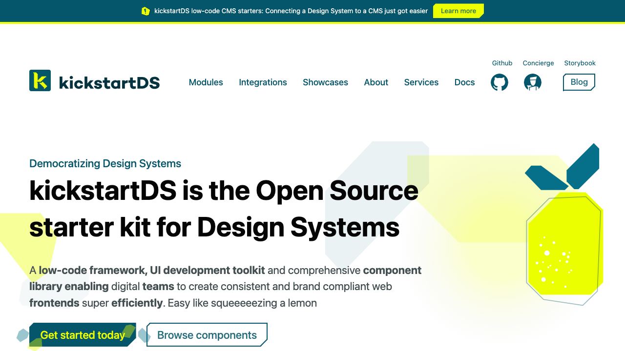 Design System 网站截图