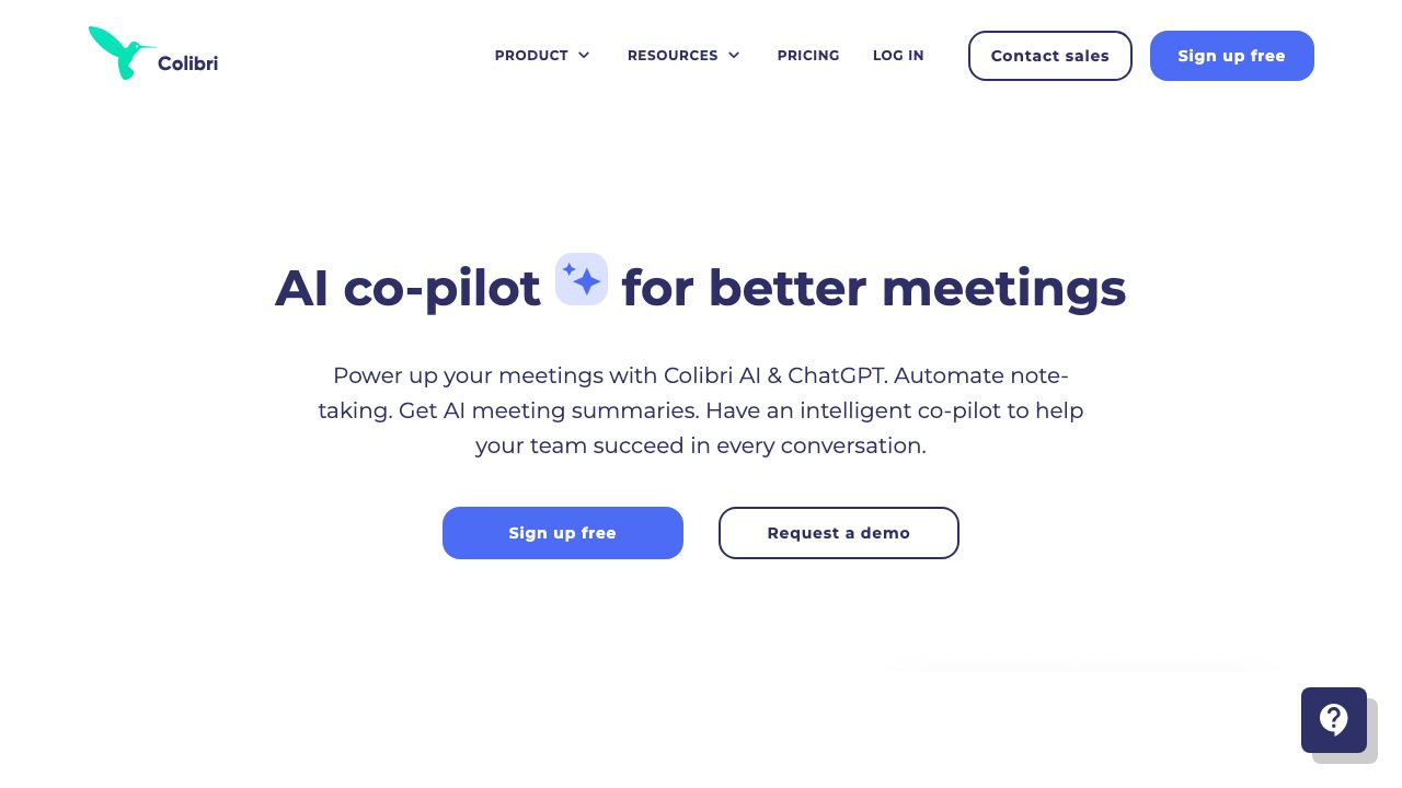 Colibri 网站截图