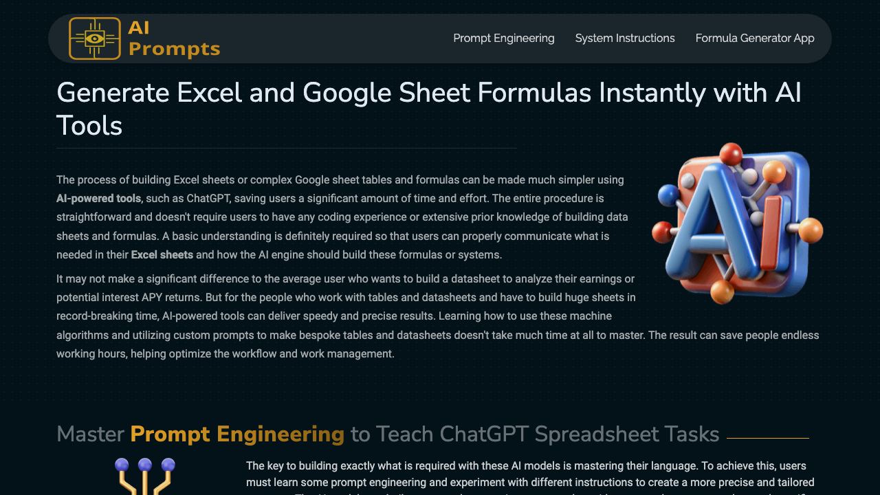 Formula Generator 网站截图