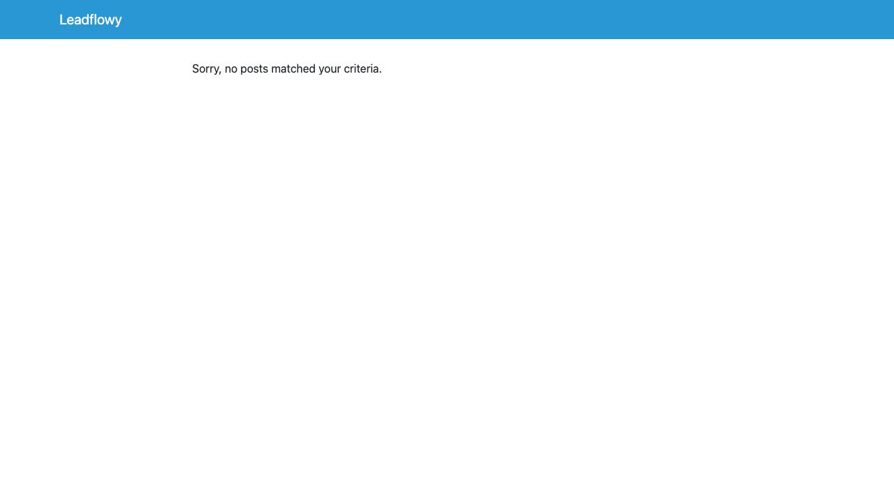 Leadflowy website screenshot