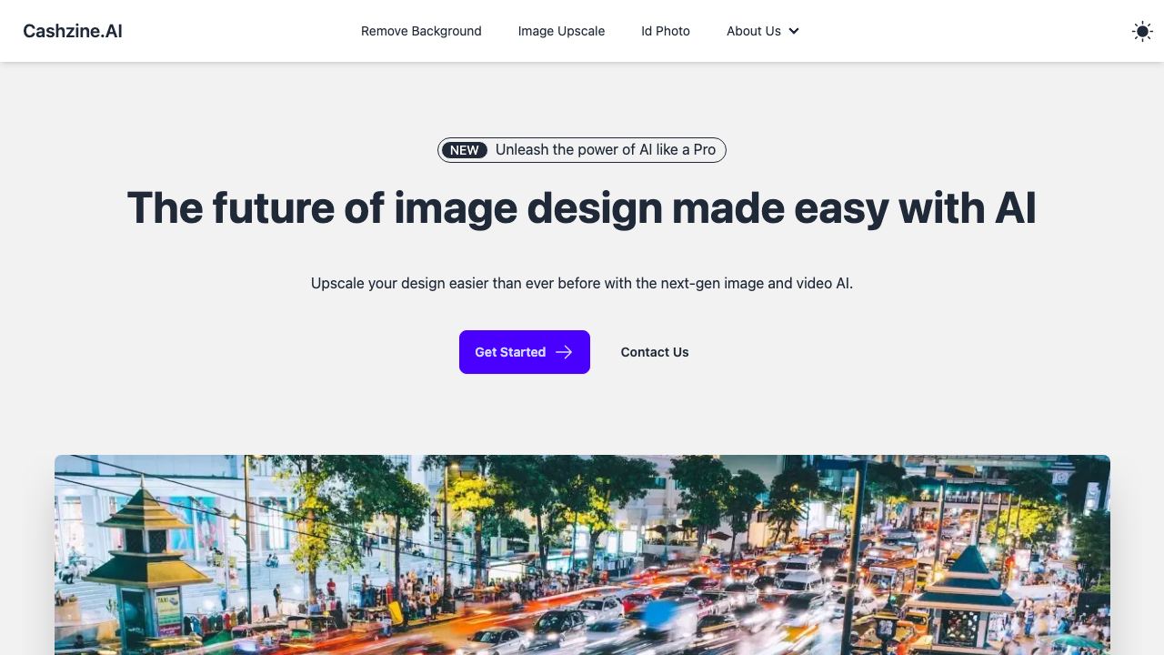 Cashzine.AI — SmarterCashzine.AI — Smarter Image Editing with AI Image Editing with AI 网站截图