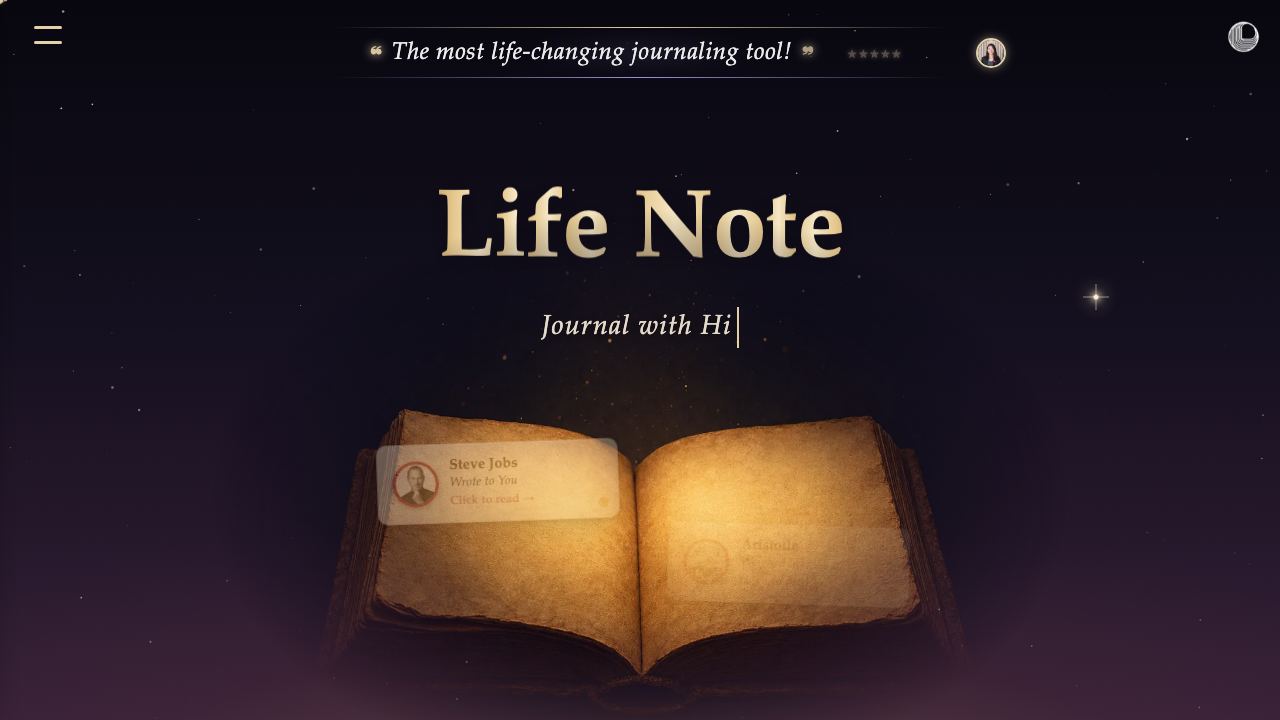 Life Note website screenshot