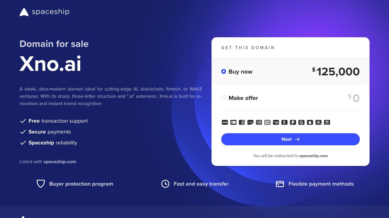 Xno.ai website screenshot