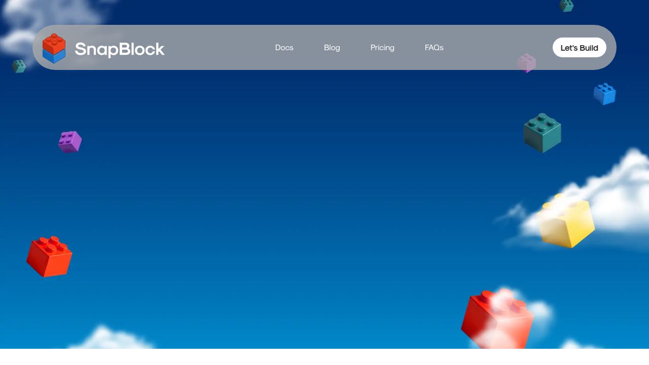 SnapBlock 网站截图