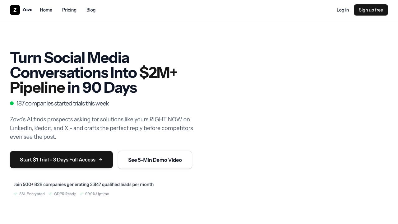 Sparksocial 网站截图