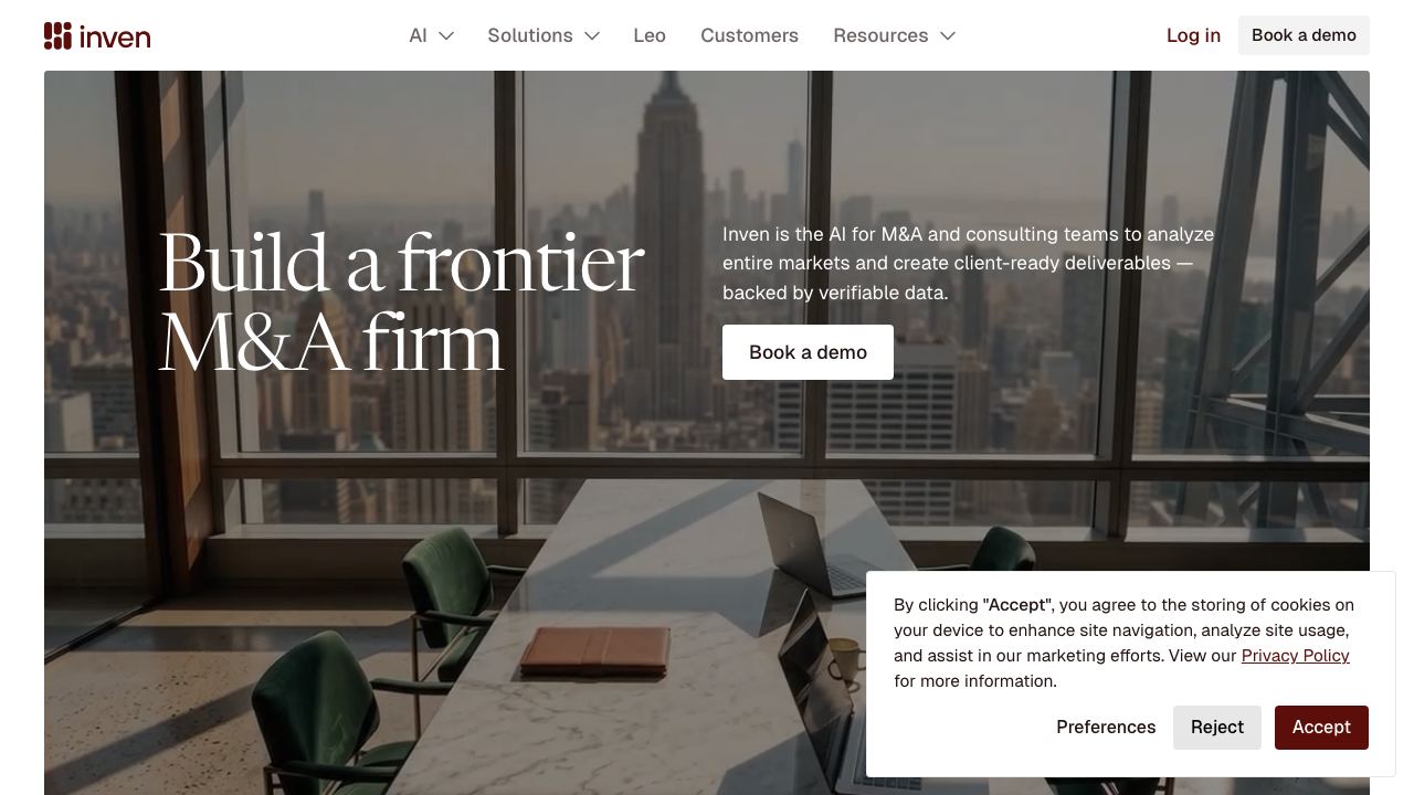 Inven website screenshot
