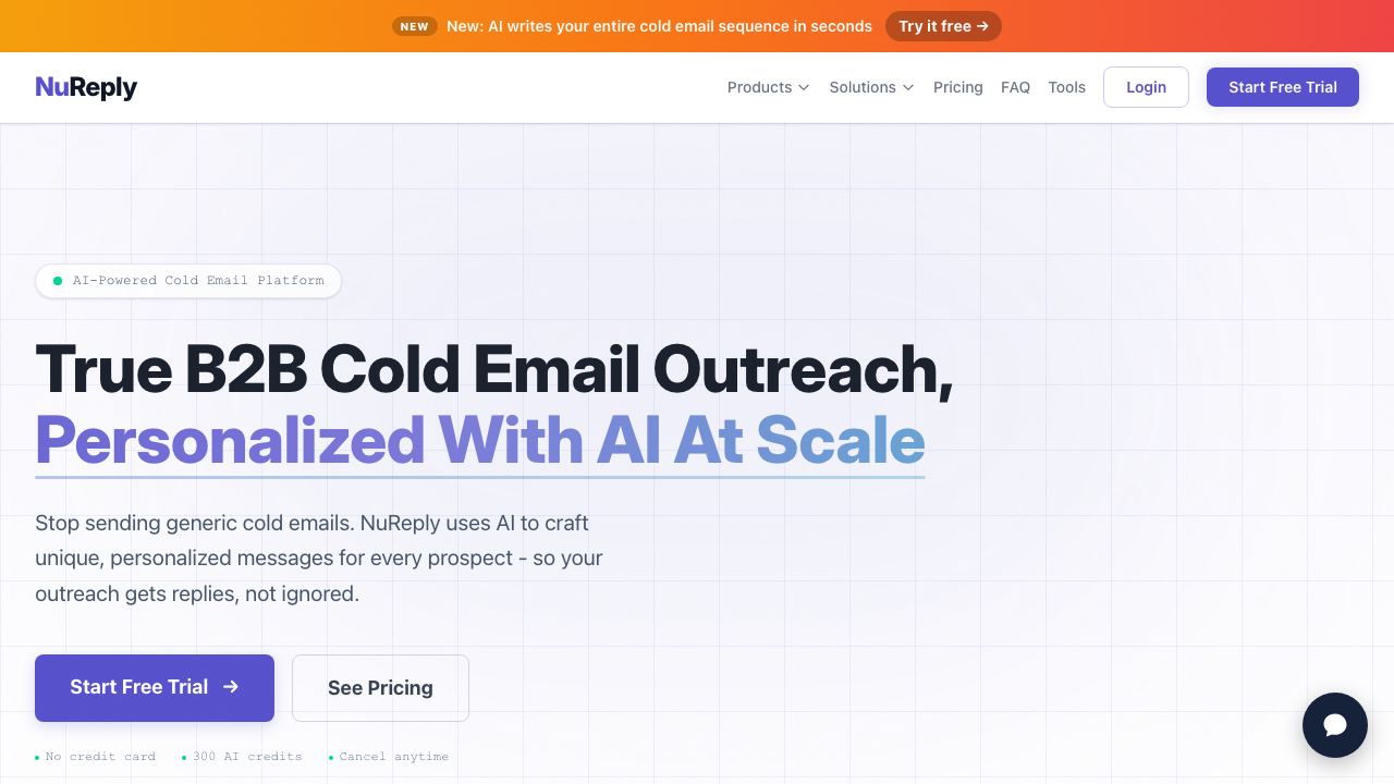 Nureply website screenshot