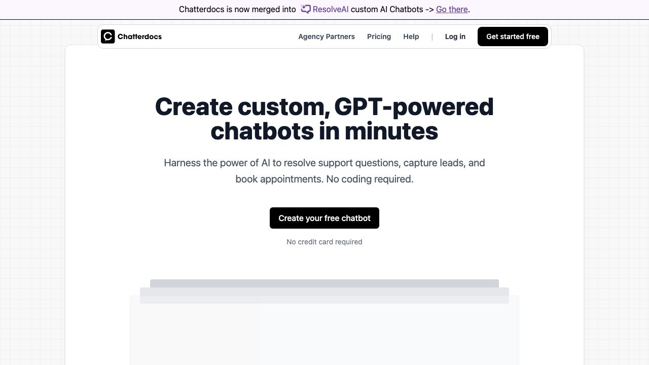 Chatterdocs 网站截图
