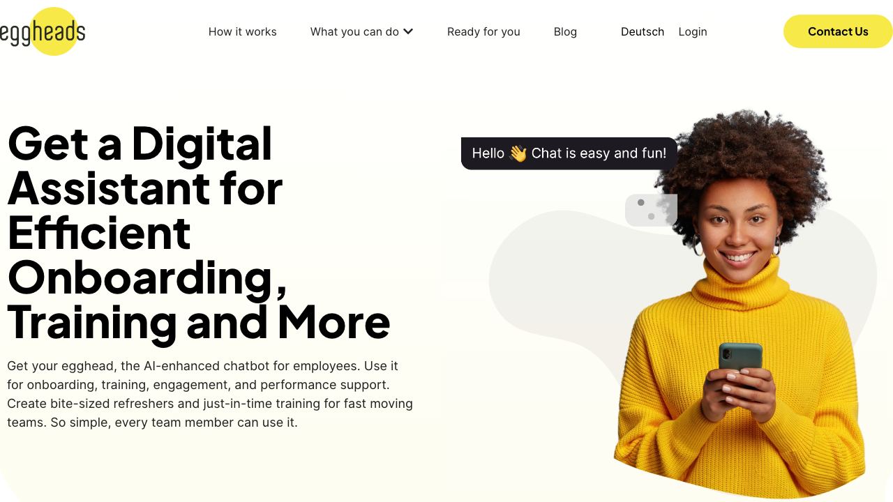 eggheads website screenshot
