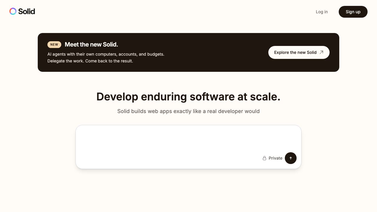 Solid 网站截图